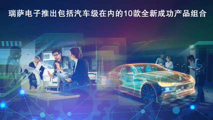 瑞薩電子發(fā)布10款全新汽車(chē)級(jí)成功產(chǎn)品組合，引領(lǐng)技術(shù)創(chuàng)新潮流